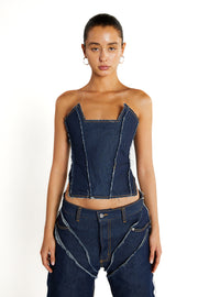 POINT RAW SEAM CORSET