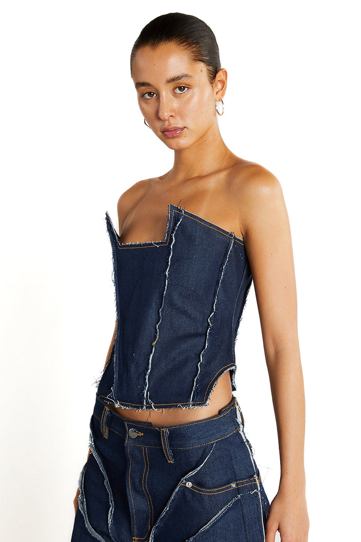 POINT RAW SEAM CORSET